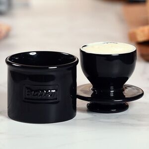 L. Tremain Retro Cafe Collection Ceramic Butter Bell Crock Dish